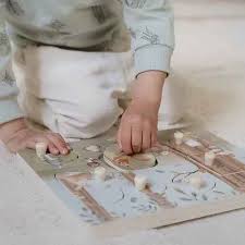 Little Dutch Puzzle sonoro in legno FSC