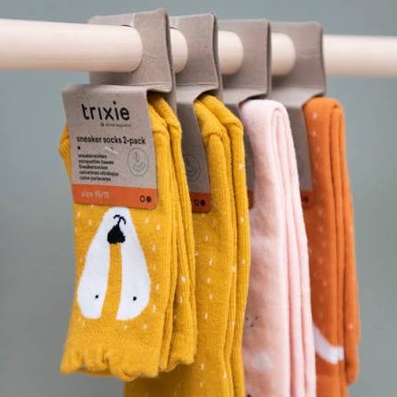 TRIXIE - Sneaker socks 2-pack | 25/27 - Mr. Lion