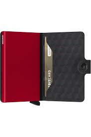 Secrid Miniwallet Optical – Black Red