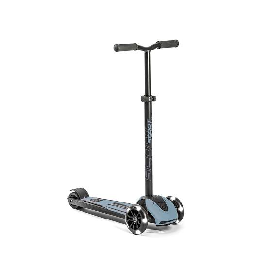 SCOOT AND RIDE - Highwaykick 5 Led- Monopattino 5+/adulto - Steel