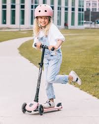SCOOT AND RIDE - Highwaykick 3 LED - Monopattino Rosa (Rose) | 3-6 anni