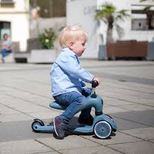 Scoot & Ride Highwaykick 1 Trasformabile 2 in 1 - Acciaio | 1-5 anni