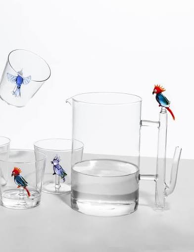 TALKING TREES brocca cacatua rosso/blu