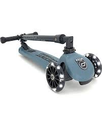 SCOOT AND RIDE - Highwaykick 3 Led - Monopattino Acciaio - Steel