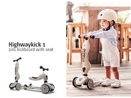SCOOT AND RIDE - Highwaykick 1 - Trasformabile 2 in 1 cenere - Ash