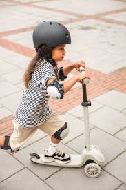 SCOOT AND RIDE - Highwaykick 3 LED – Monopattino Pieghevole con Ruote LED | Colore AshDE