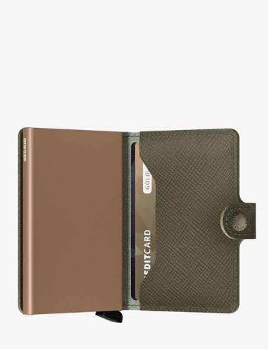 Secrid Miniwallet Saffiano Olive