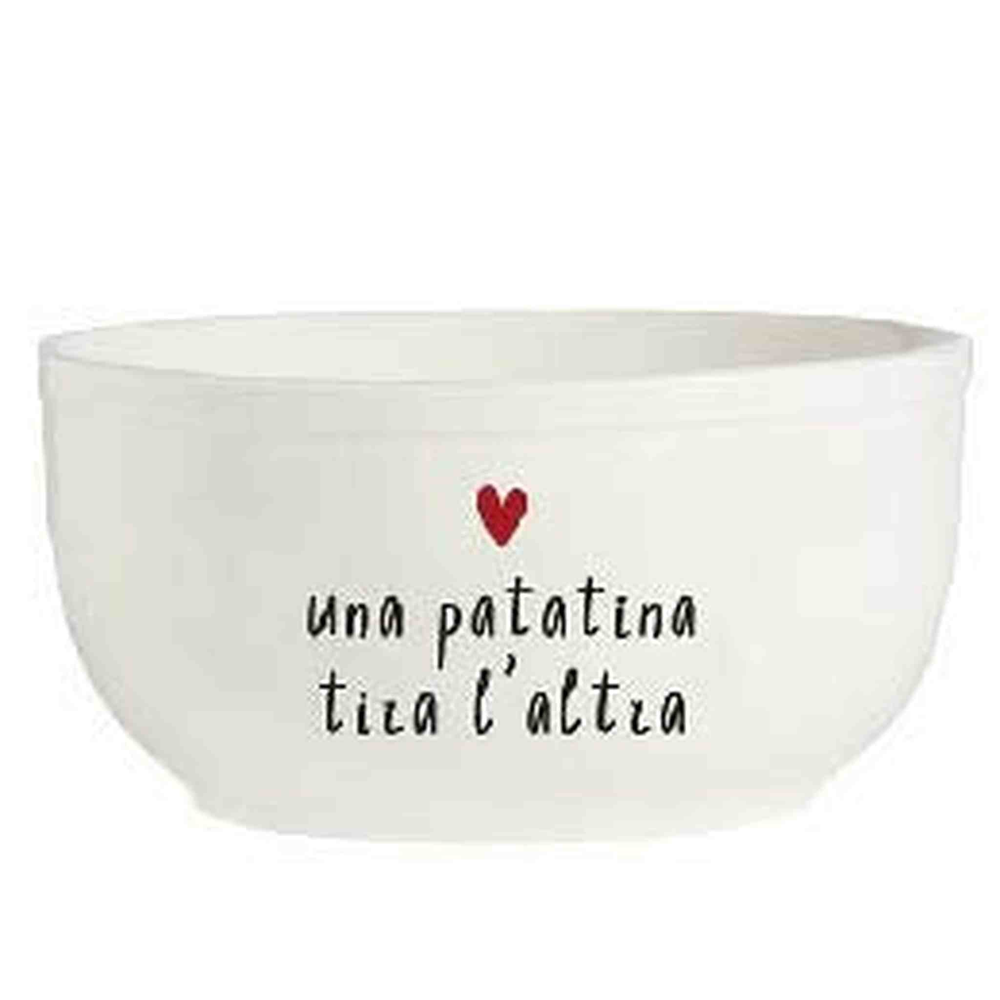 INSALATIERA UNA PATATINA TIRA L'ALTRA 20cm