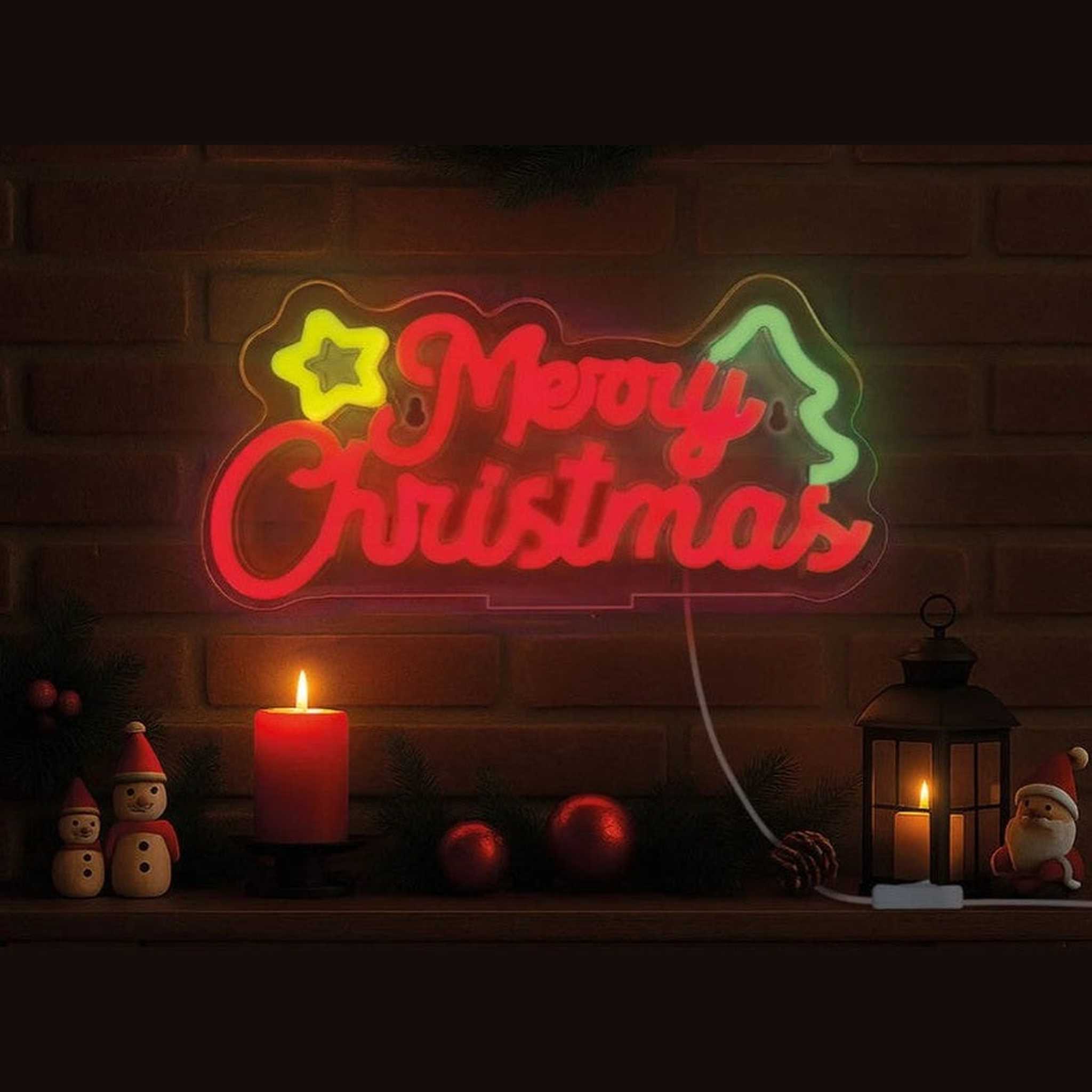 It's a Sign - Lampada Led Effetto Neon - MERRY XMAS