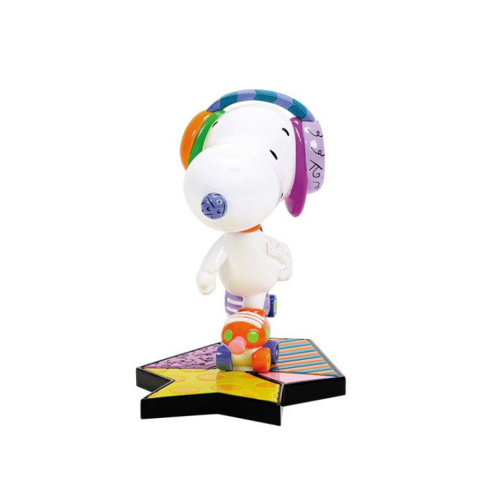 JIM SHORE BRITTO PEANUTS - SNOOPY ROLLER SKATING