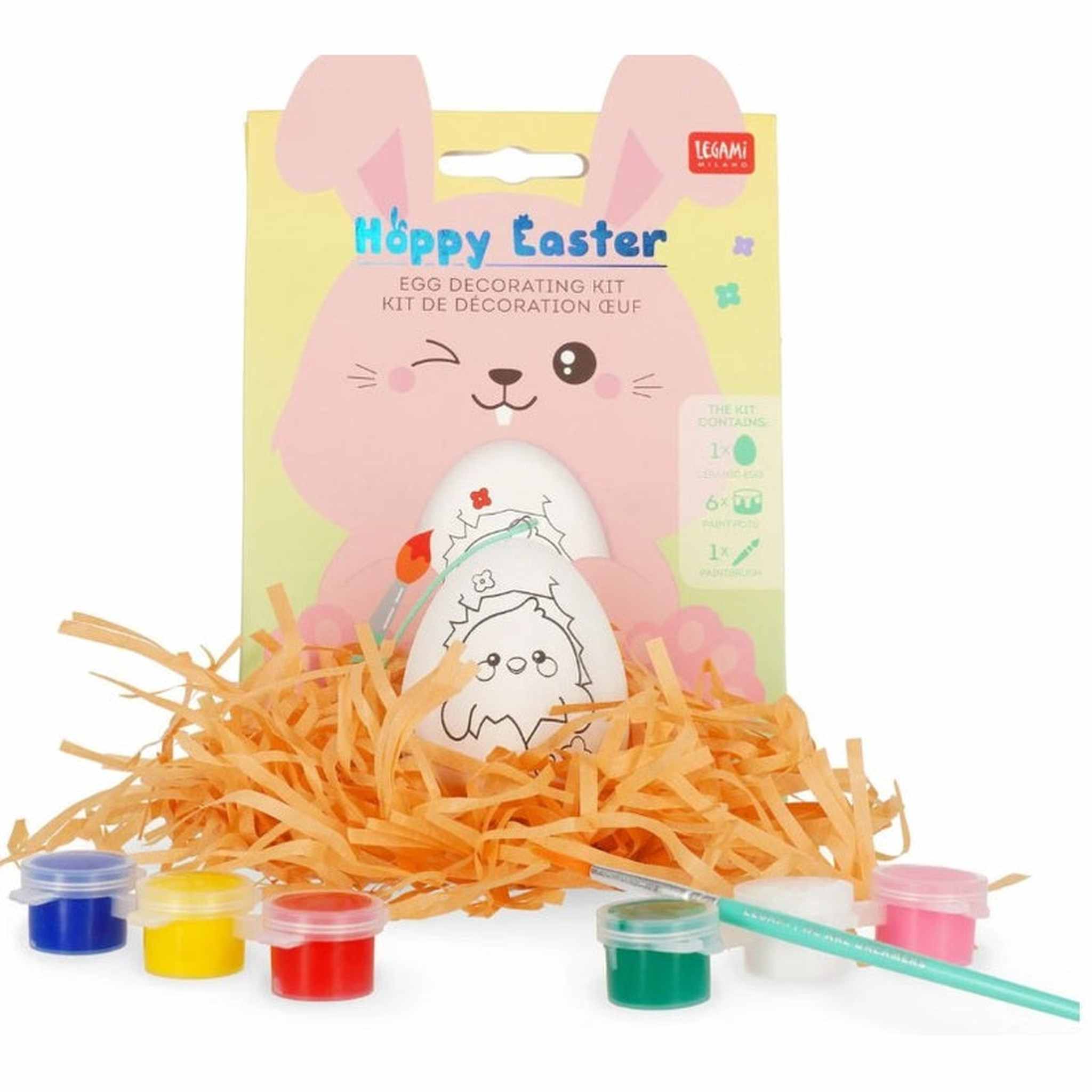 Kit Decorazione Uovo - Hoppy Easter