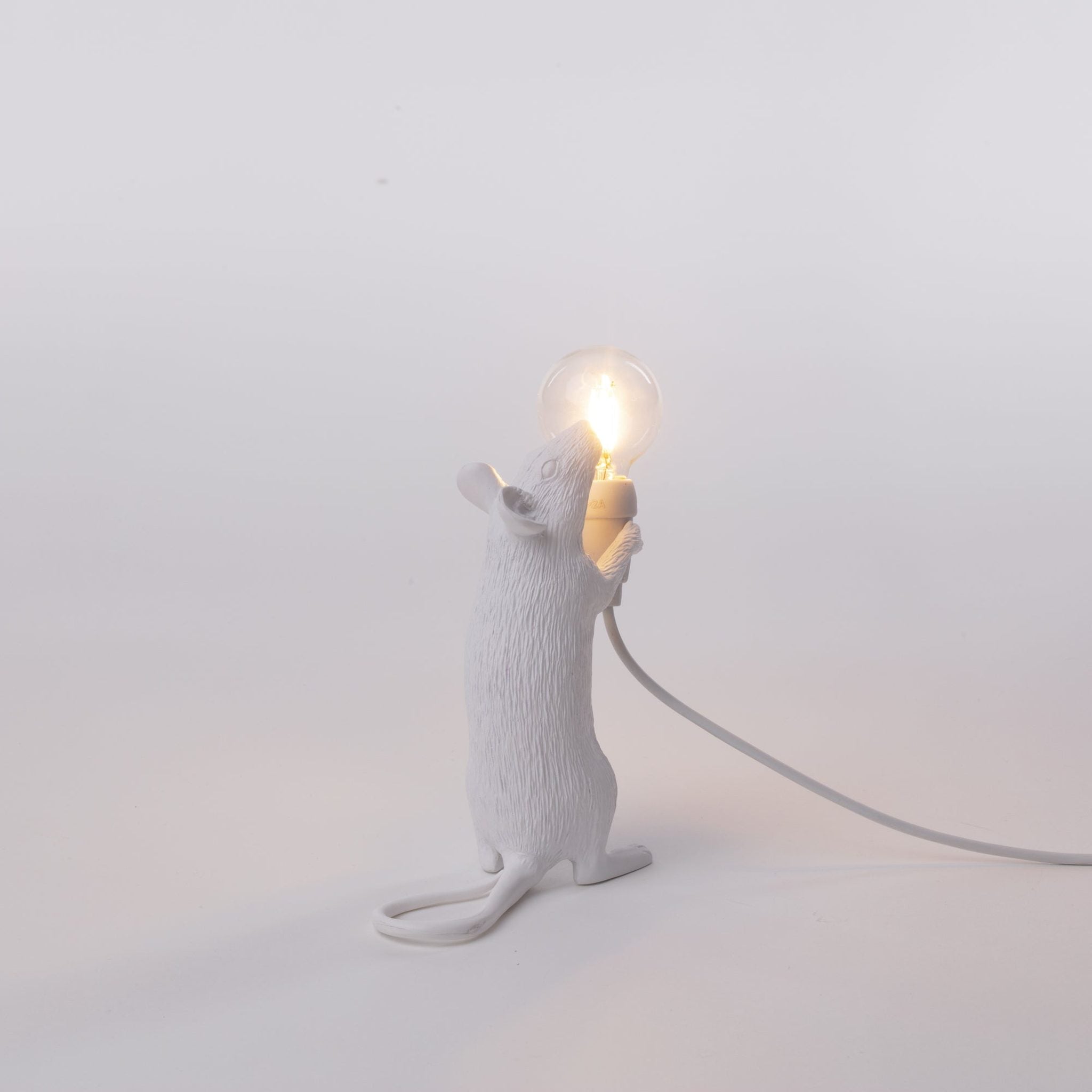 LAMPADA IN RESINA "MOUSE LAMP-STEP" - IN PIEDI USB