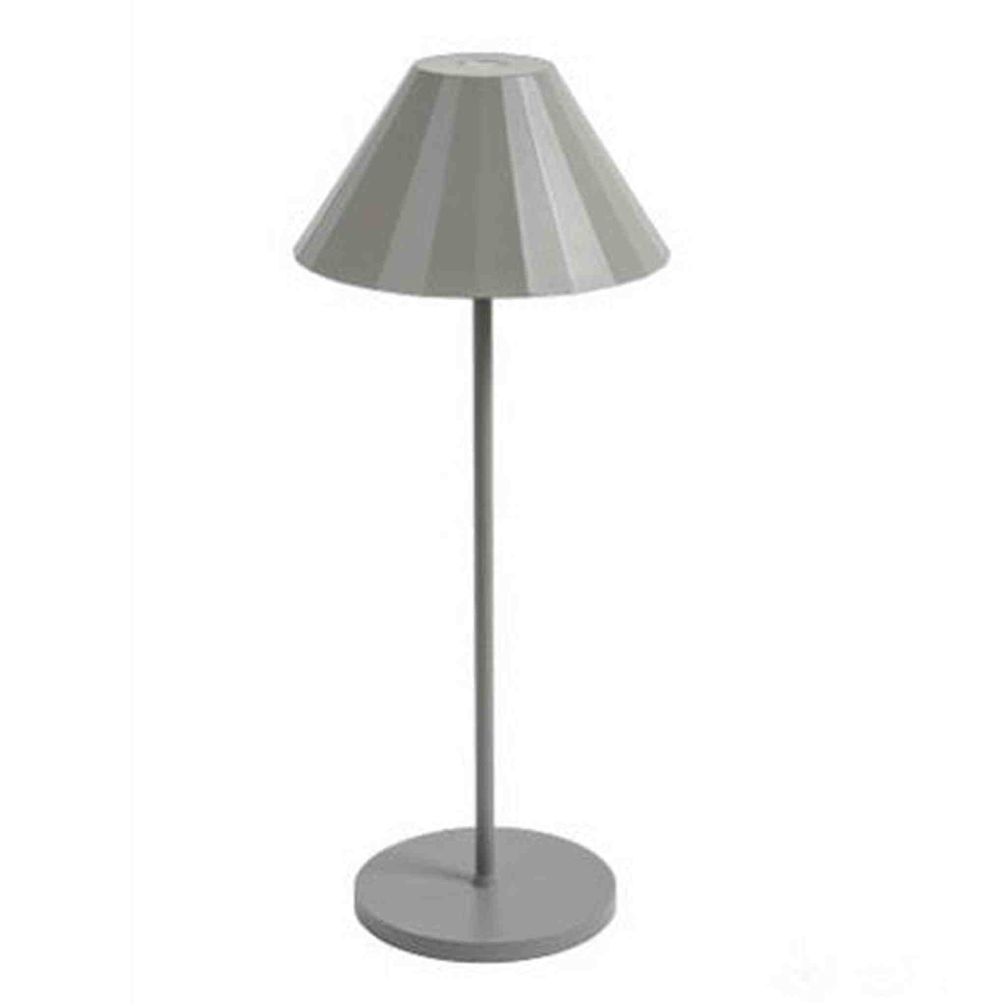 LAMPADA LED METALLO GRIGIO 15X35