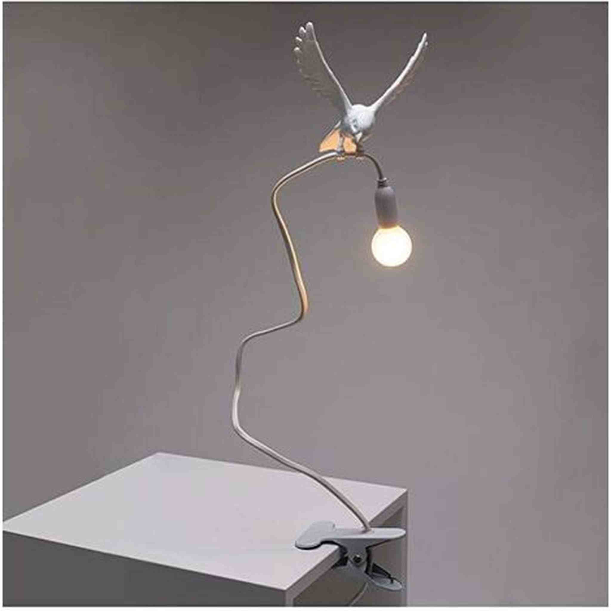 LAMPADA USB IN RESINA CON MORSETTO "SPARROW-LANDING"