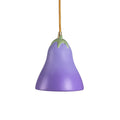 LAMPADARIO IN RESINA "VITAMIN" Cm.15 h.16 - AUBERGINE