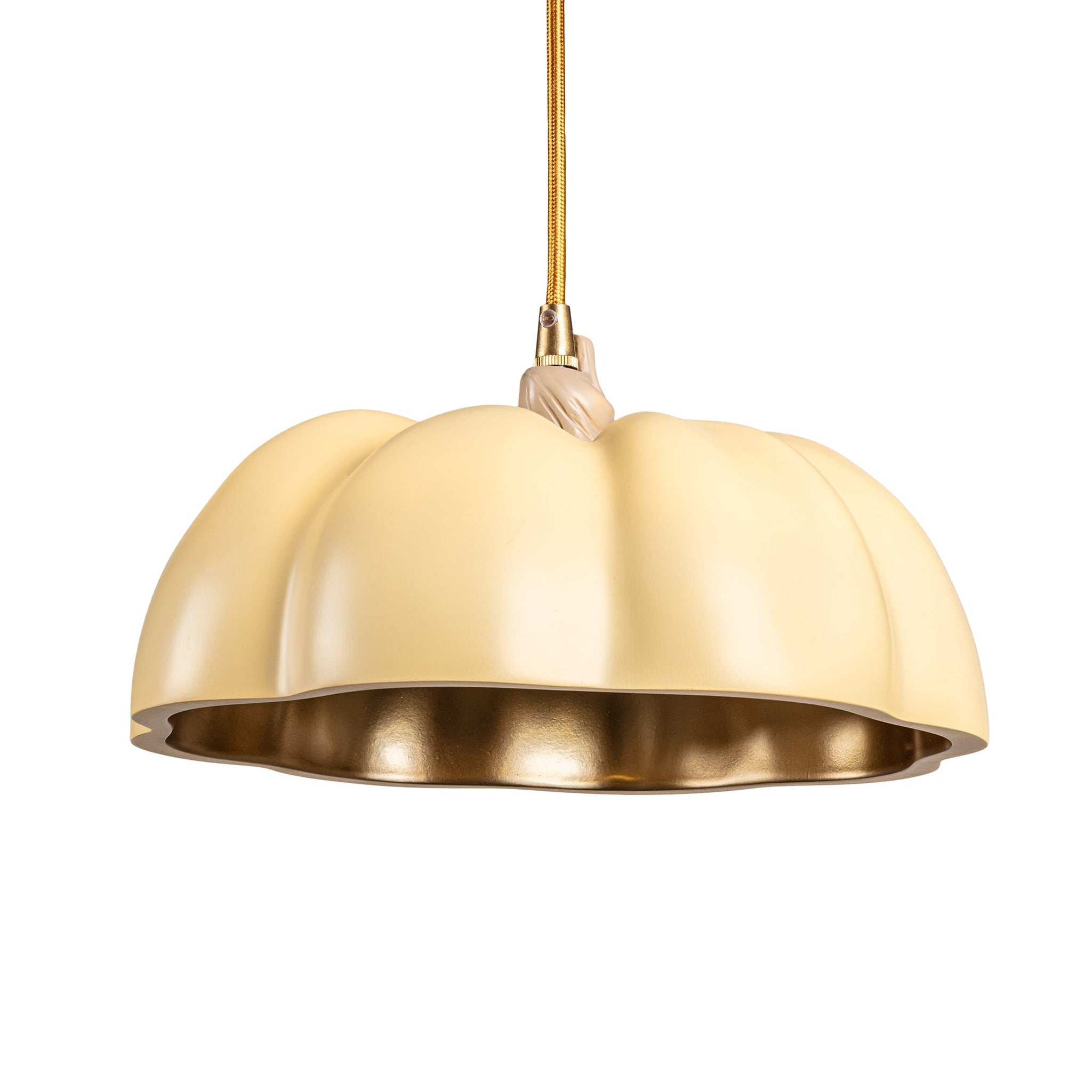 LAMPADARIO IN RESINA "VITAMIN" Cm.26 h.15 - PUMPKIN 1