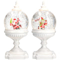 Lantern water spinning 2 ass Multicolor-B/O-LED-11x11x31,5cm