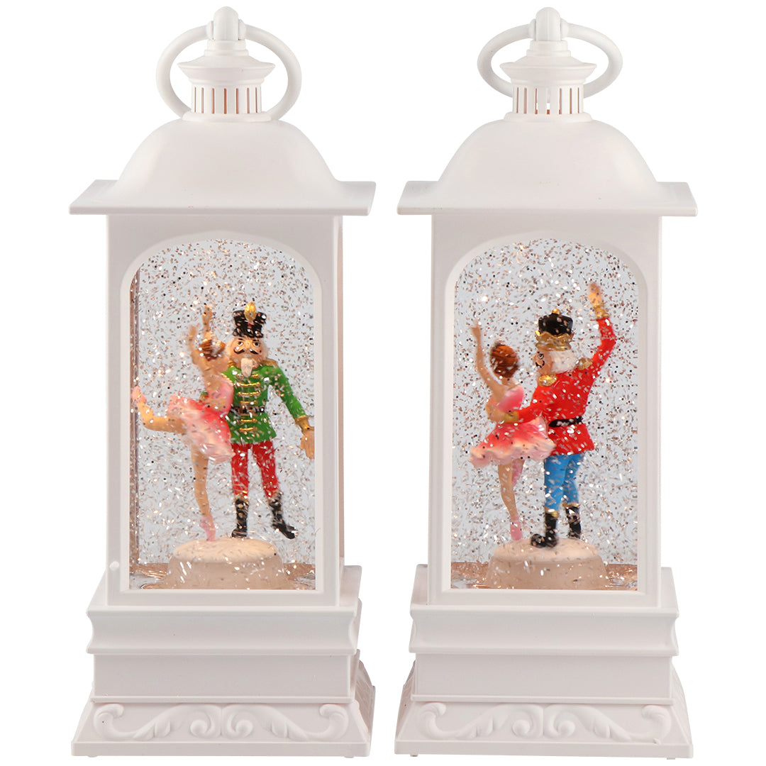 Lantern water spinning 2 assMulticolor-B/O-LED-10,5x10,5x26cm