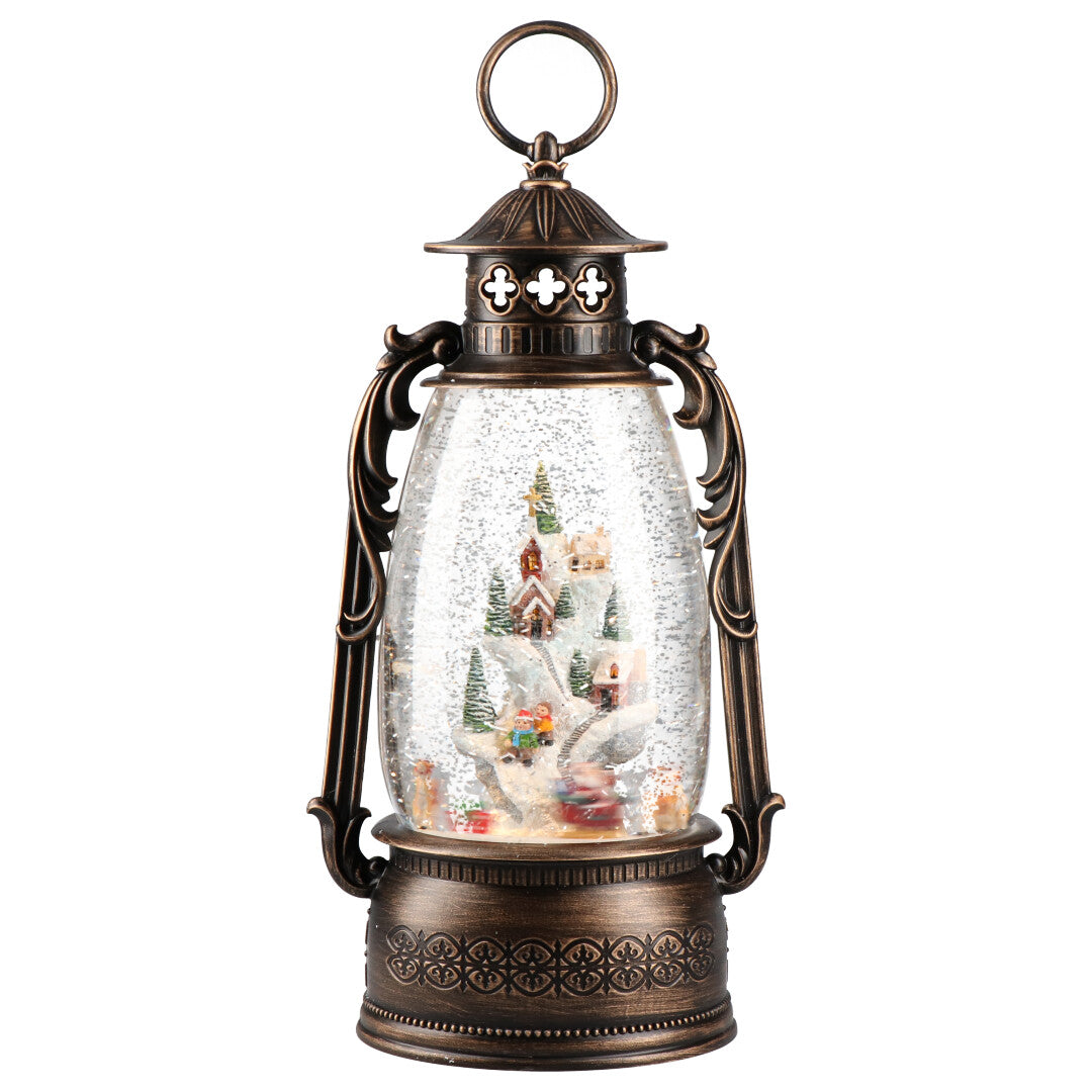 Lantern water spinning animatedMulticolor-B/O-LED-16,50x13x30,5cm