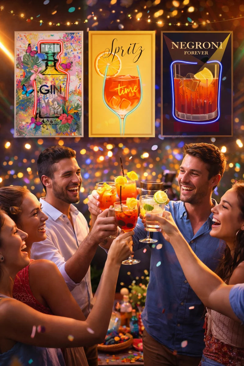 Palais Royal Quadro LED Gin 60x90 cm
