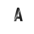 LETTERA ADESIVA IN METALLO - A
