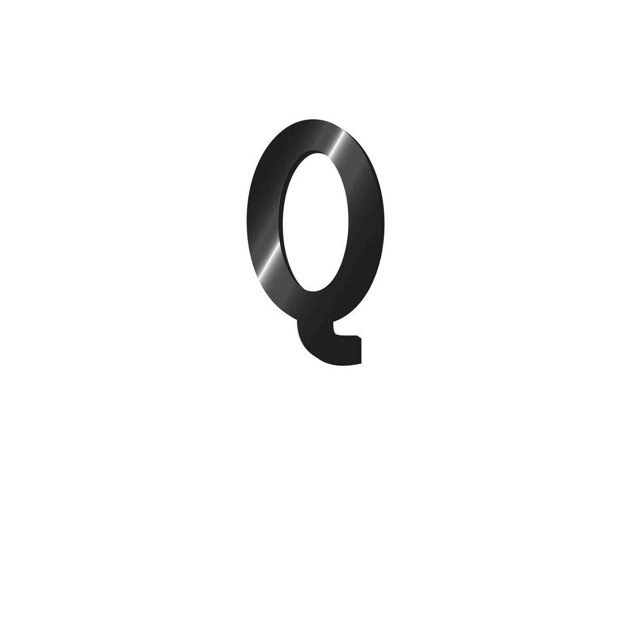 LETTERA ADESIVA IN METALLO - Q