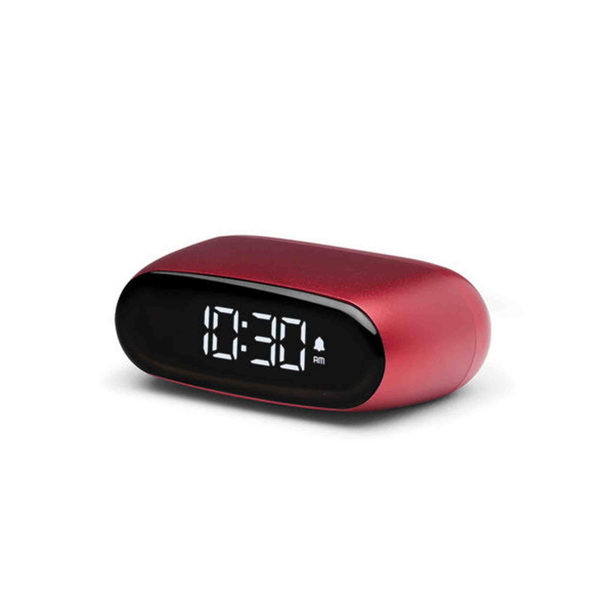 LEXON Minut - Sveglia LCD Rossa