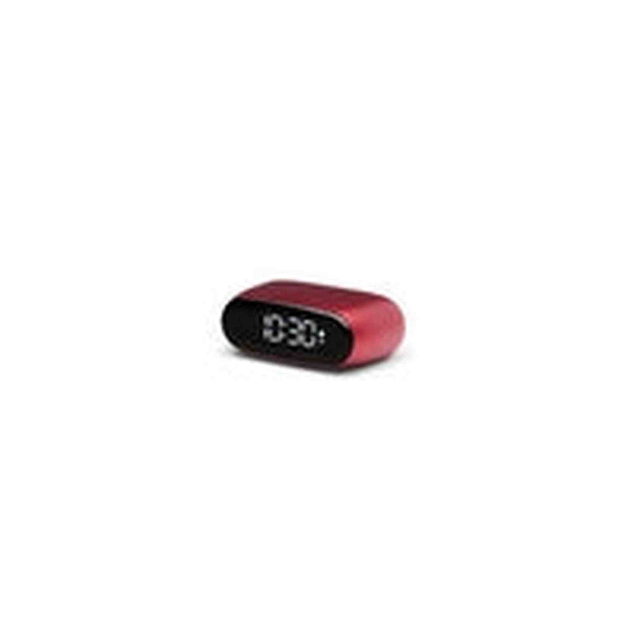 LEXON Minut - Sveglia LCD Rossa