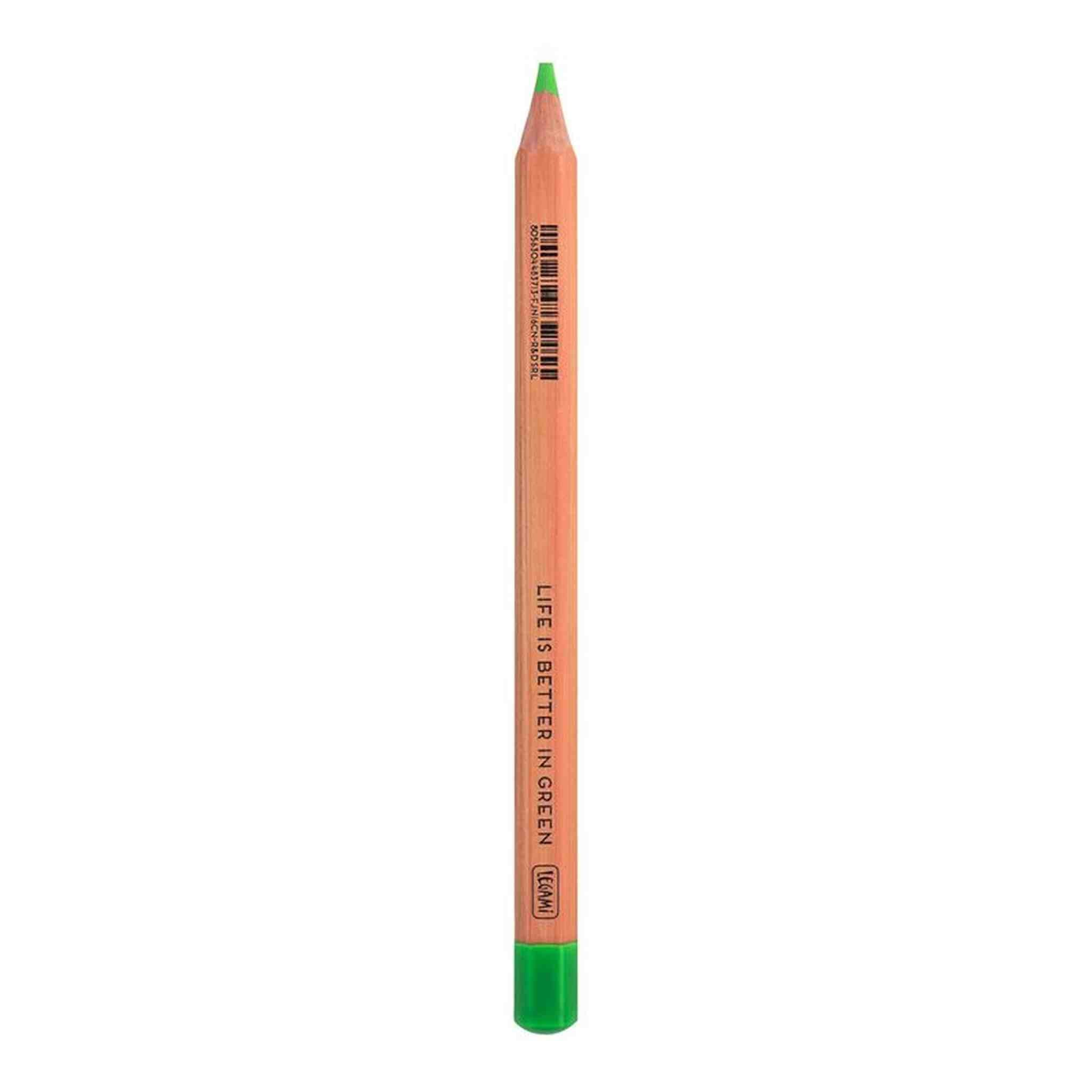 LIFE IS BETTER IN GREEN-Pastello Jumbo Fluo Verde