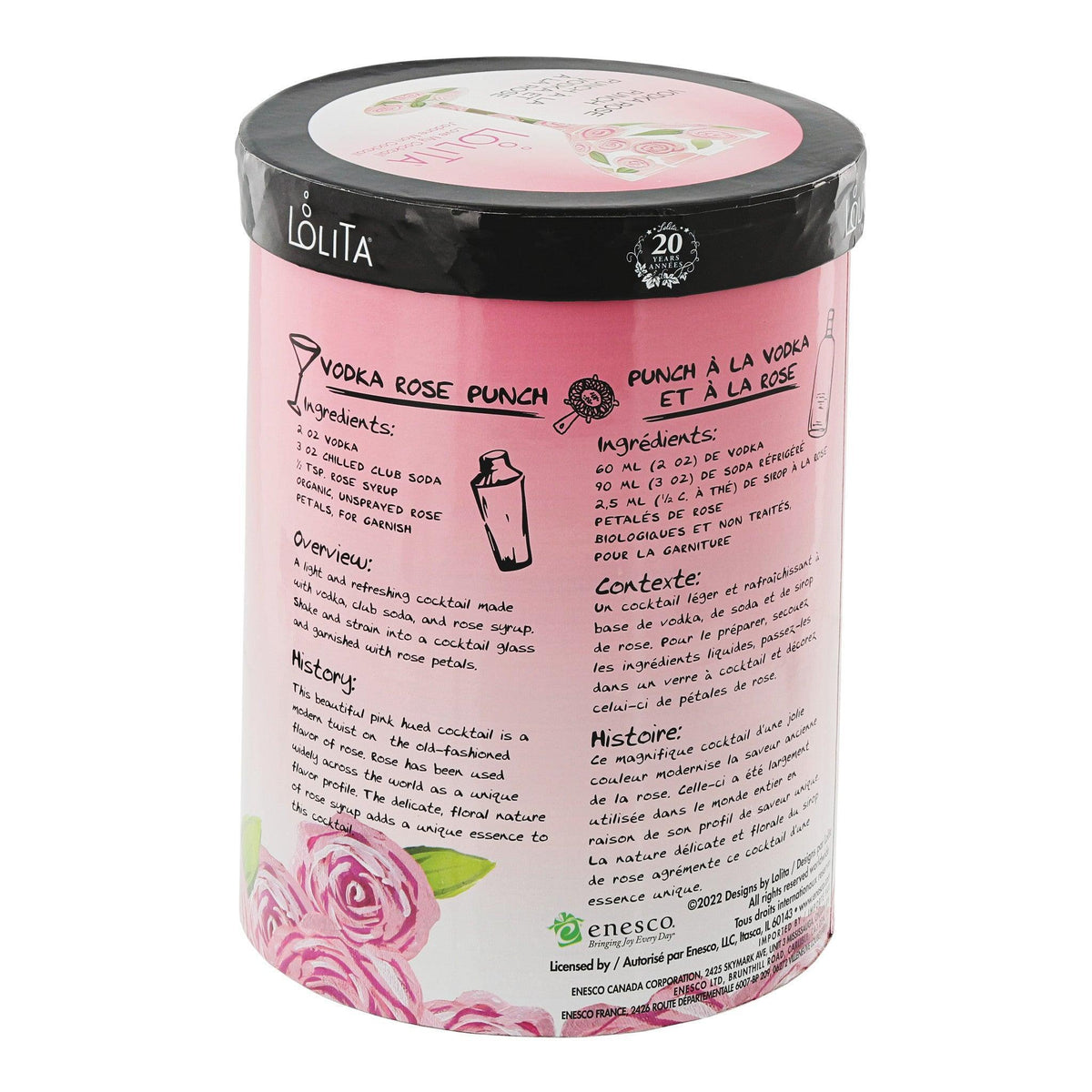LOLITA - VODKA ROSE PUNCH COCKTAIL