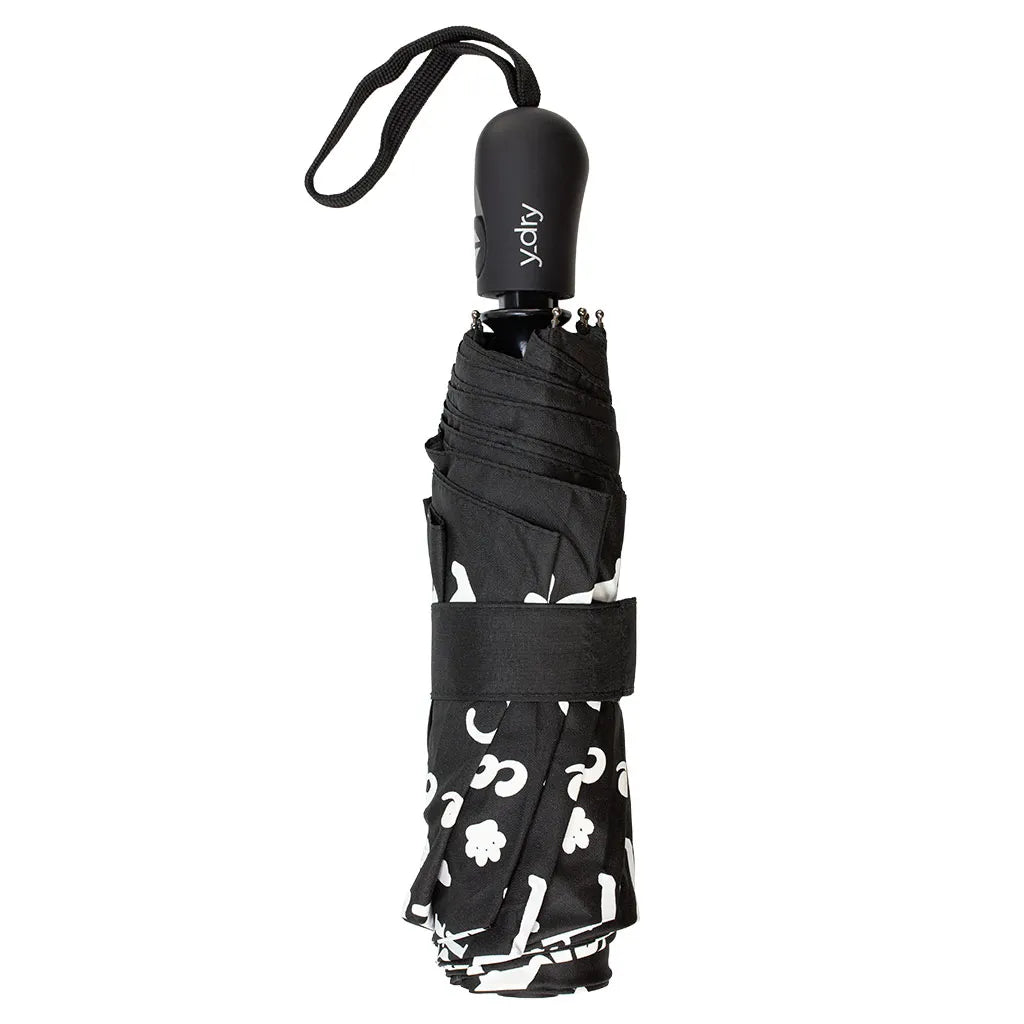 Y-DRY I LOve Cats - Ombrello corto 3 sez.Apri/Chiudi - Antivento Black