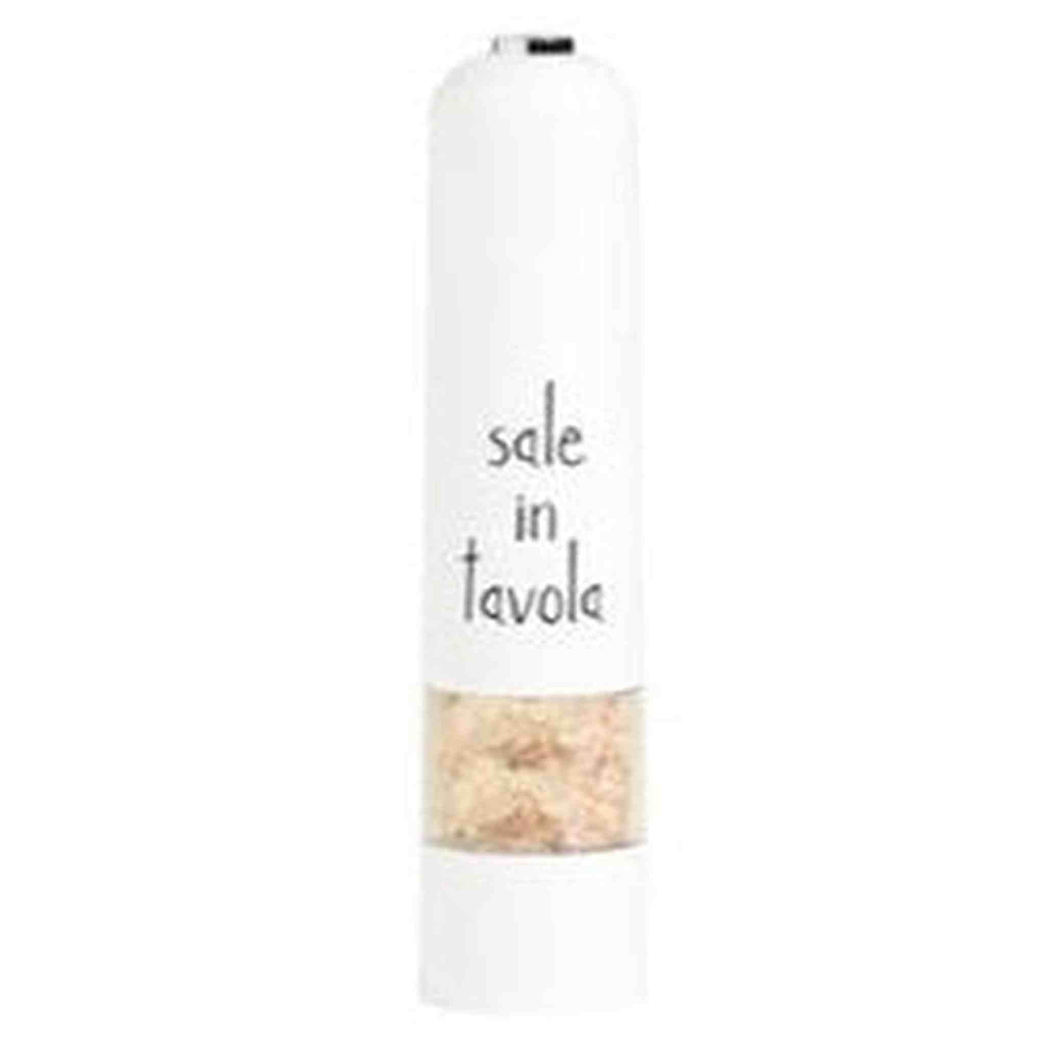 MACINASALEPEPE SALE IN TAVOLA BIANCO
