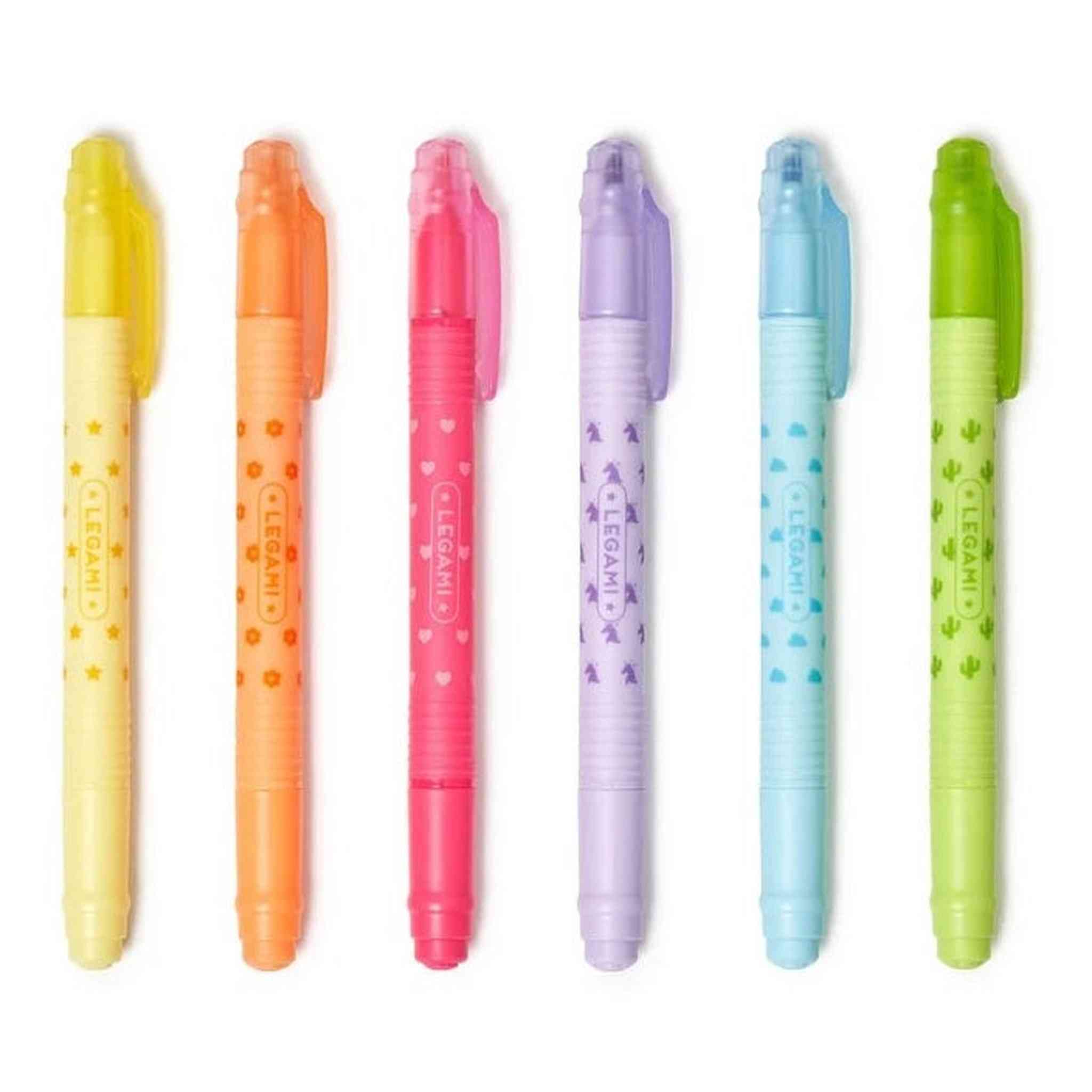 Magic Highlighters - Set 6 Evidenziatori Cancellabili
