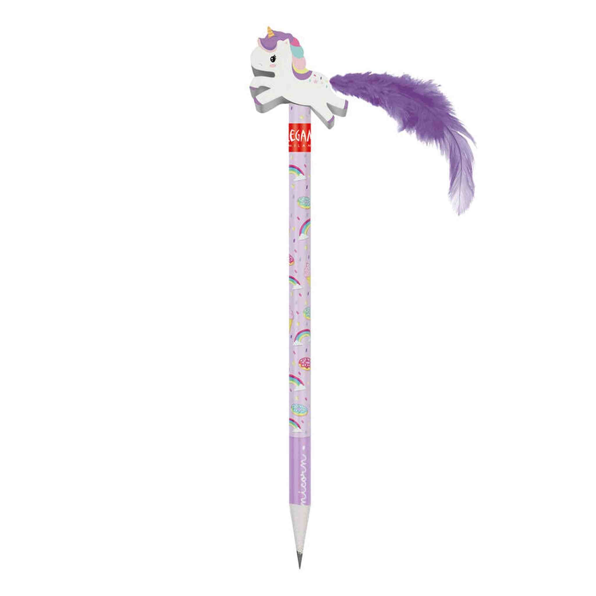 MATITA CON GOMMA - UNICORN