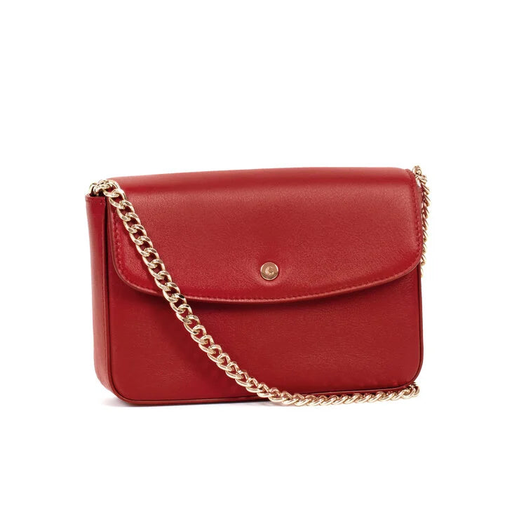 CAMPO MARZIO - Megan Flap Bag Mini Flame Scarlet