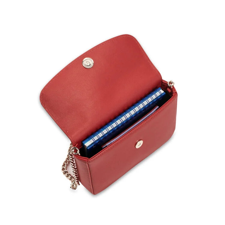 CAMPO MARZIO - Megan Flap Bag Mini Flame Scarlet