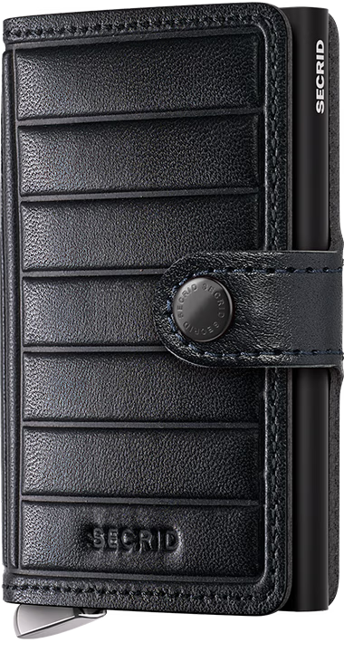 Secrid Premium Miniwallet Emboss Lines Black