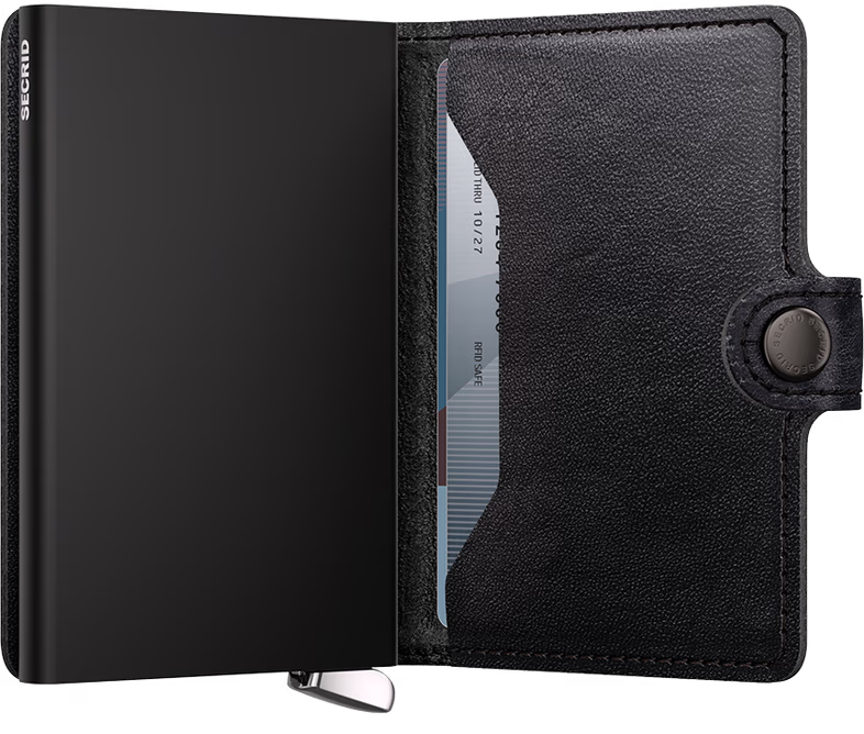 Secrid Premium Miniwallet Emboss Lines Black