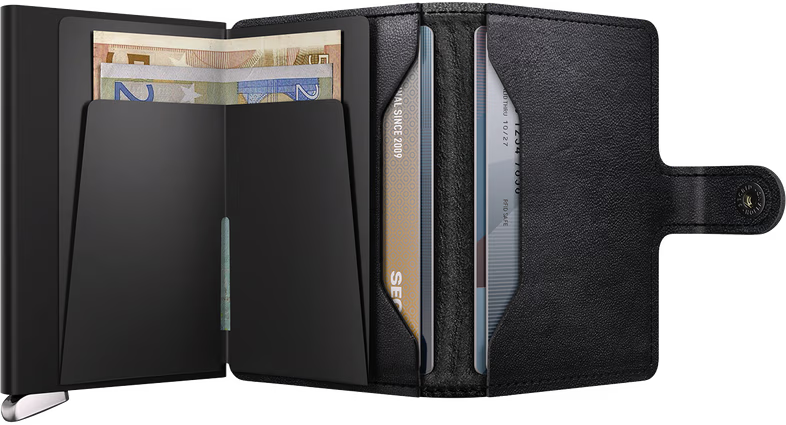 Secrid Premium Miniwallet Emboss Lines Black