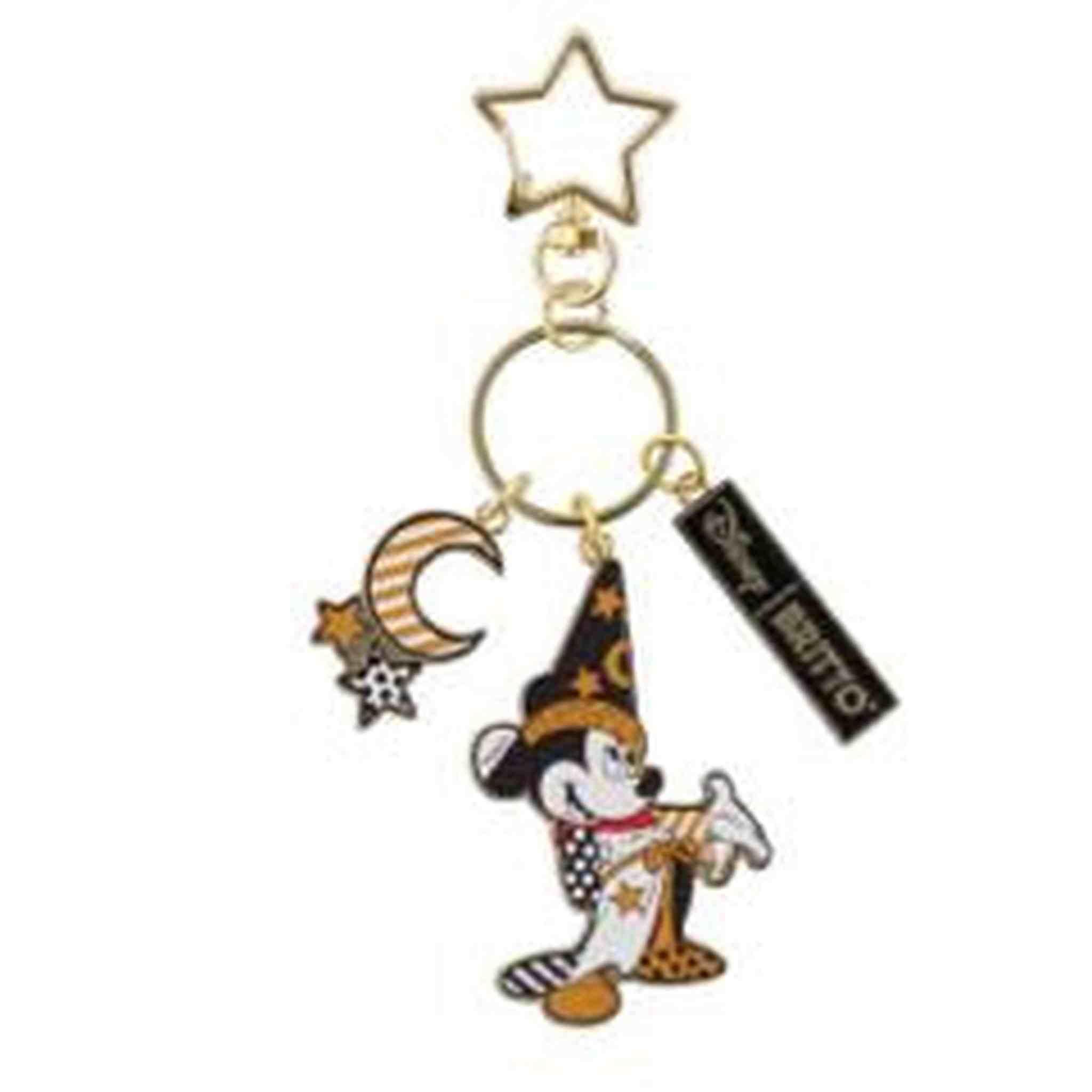 MIDAS SORCERER MICKEY METAL KEYCHAIN F
