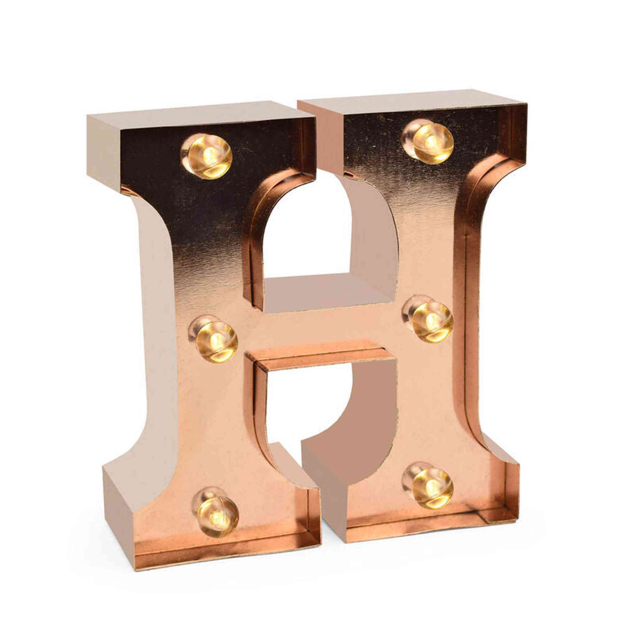 MINI LETTERA DECORATIVA - H