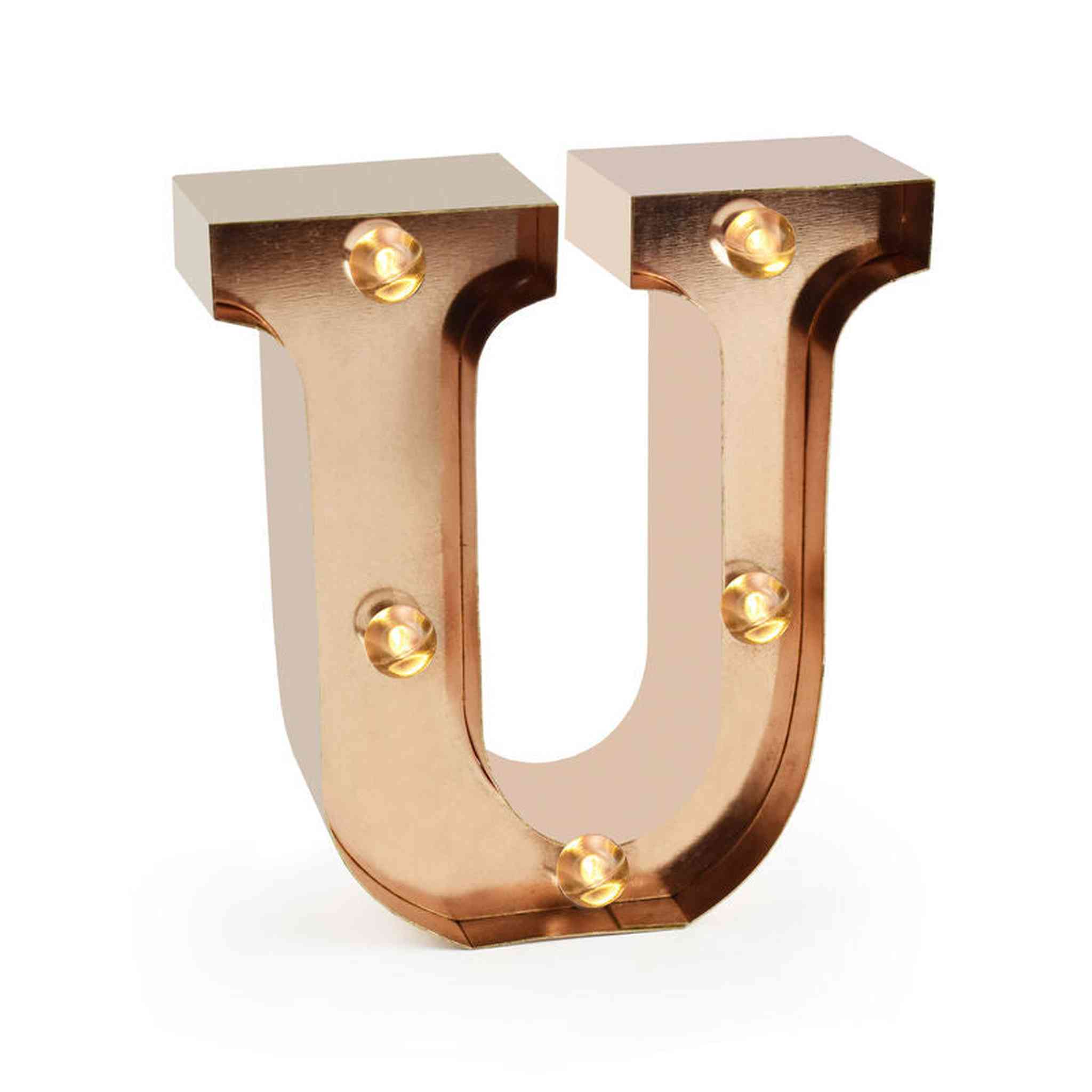 MINI LETTERA DECORATIVA - U