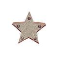 MINI LUCE DECORATIVA - STELLA CON GLITTER