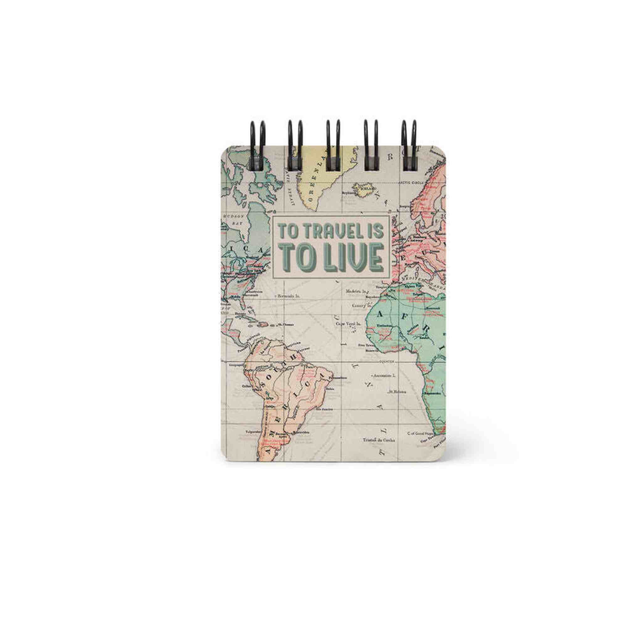 MINI NOTEBOOK CON SPIRALE - TRAVEL