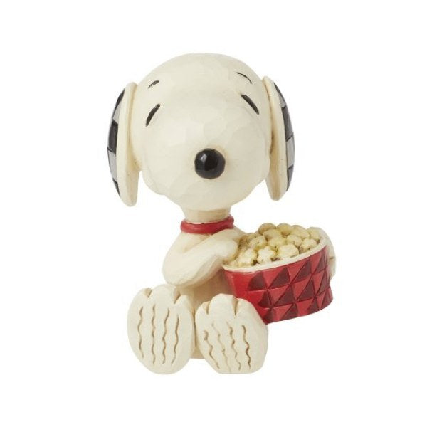 JIM SHORE SNOOPY POP CORN MINI FIGURINE