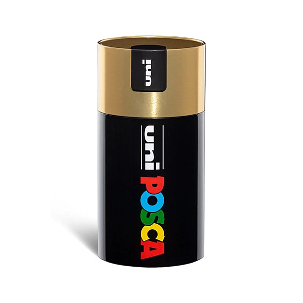 Uni Posca Marcatore Punta Media Gift Box 18 Pz Oro