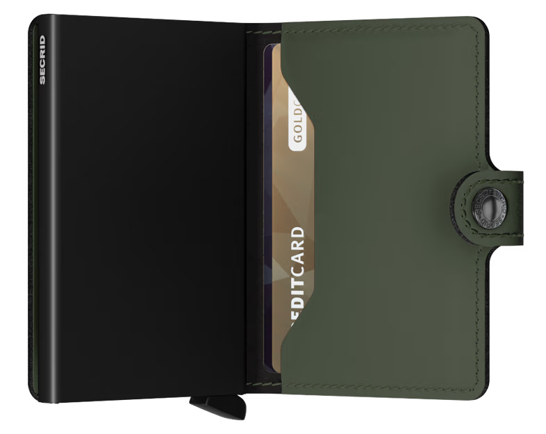 Secrid Miniwallet Matte Green-Black