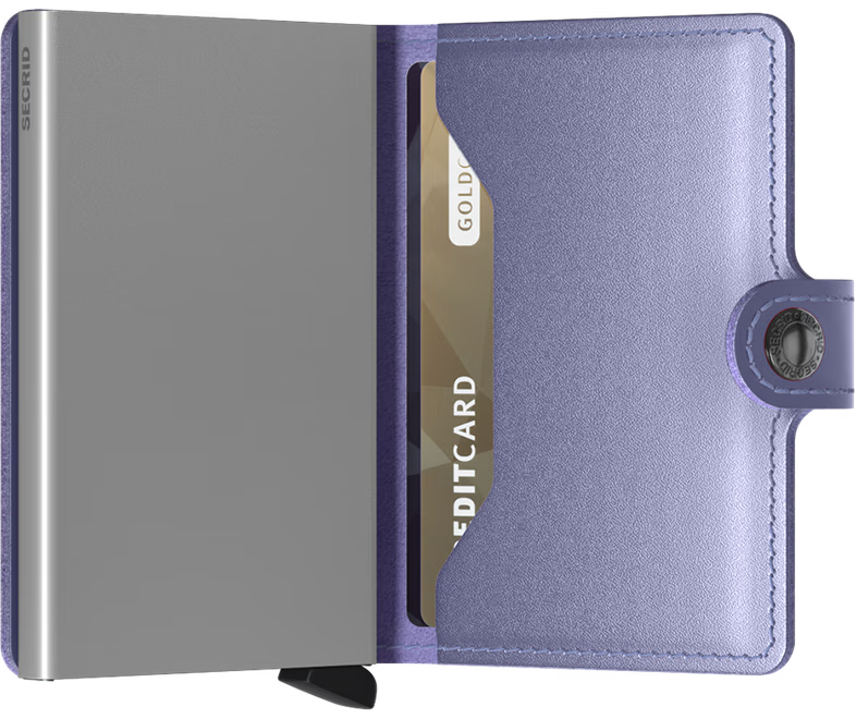 Secrid Miniwallet Metallic Lila