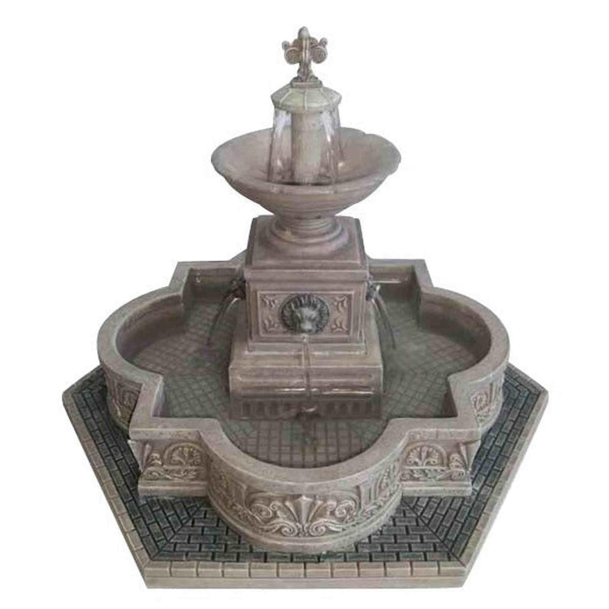 MODULAR PLAZA-FOUNTAIN, WITH 4.5V ADAPTOR (EU) 64061-EU