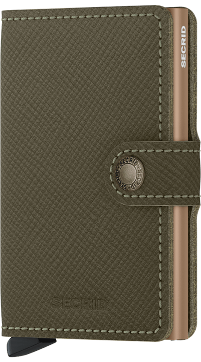 Secrid Miniwallet Saffiano Olive
